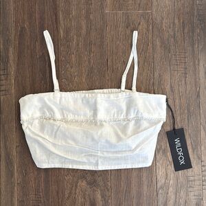 Wildfox White Crop Top S